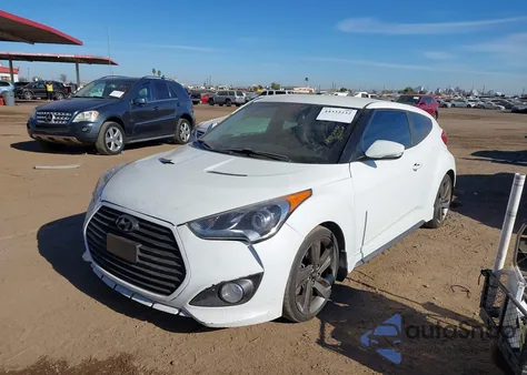 2015 Hyundai Veloster Turbo from USA, damaged, VIN KMHTC6AE1FU231388